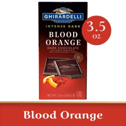 Ghirardelli Intense Dark Blood Orange Dark Chocolate 3.5 oz