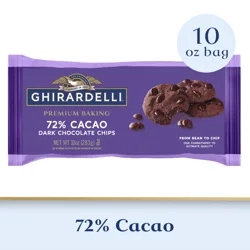 Ghirardelli 72% Cacao Dark Chocolate Premium Baking Chips