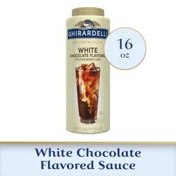 GHIRARDELLI Premium White Chocolate Flavored Sauce Bottle