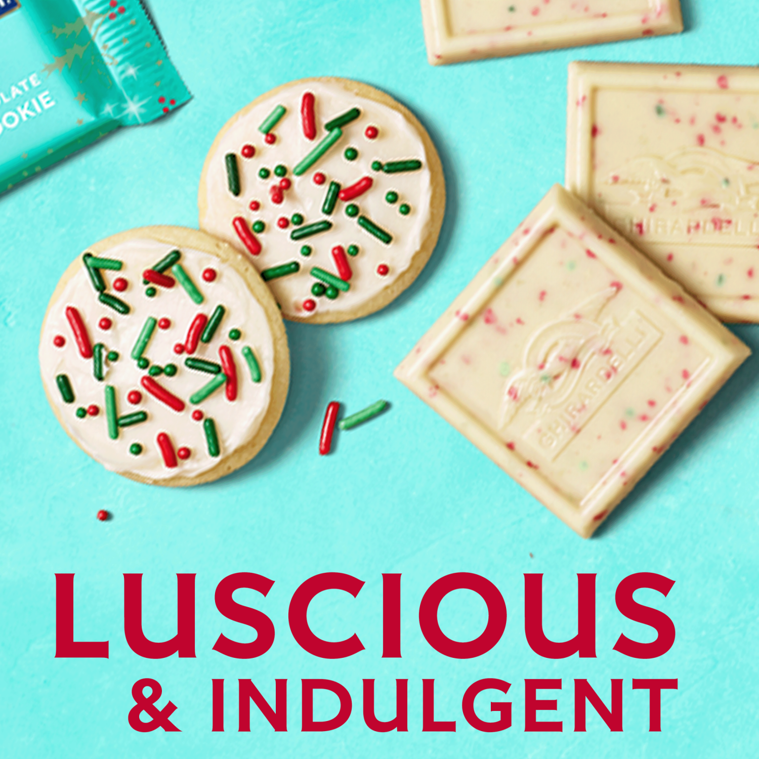 slide 5 of 7, GHIRARDELLI White Chocolate Sugar Cookie Squares, 6.7 oz Bag, 6.7 oz