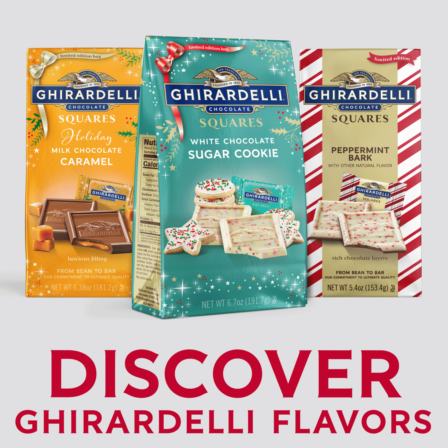 slide 6 of 7, GHIRARDELLI White Chocolate Sugar Cookie Squares, 6.7 oz Bag, 6.7 oz