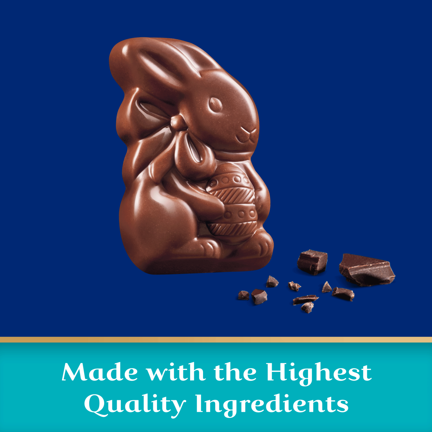 slide 3 of 6, Ghirardelli I/Oe22 Milk Carm Bunny Xs, 0.69 oz