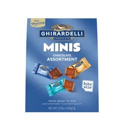 GHIRARDELLI Minis Chocolate Assortment, 10.8 oz Bag