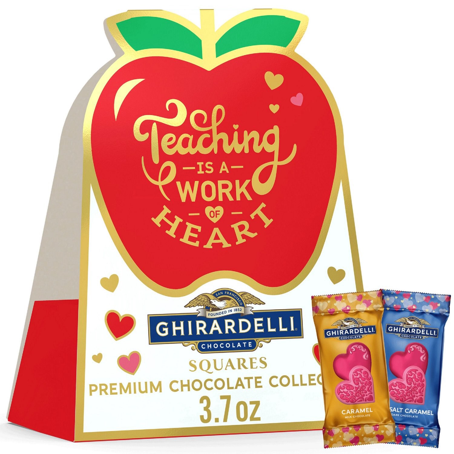 slide 6 of 6, Ghirardelli, Valentine's Apple Gift, 3.7 Oz, 3.7 oz