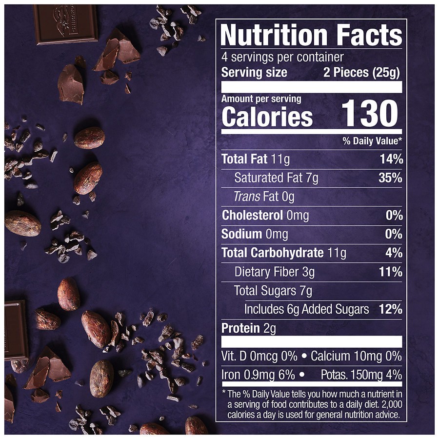 slide 5 of 5, Ghirardelli Intense Dark 72% Cacao Dark Chocolate 3.5 oz, 3.50 oz