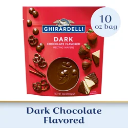 Ghirardelli Dark Chocolate Flavored Melting Wafers 10 oz