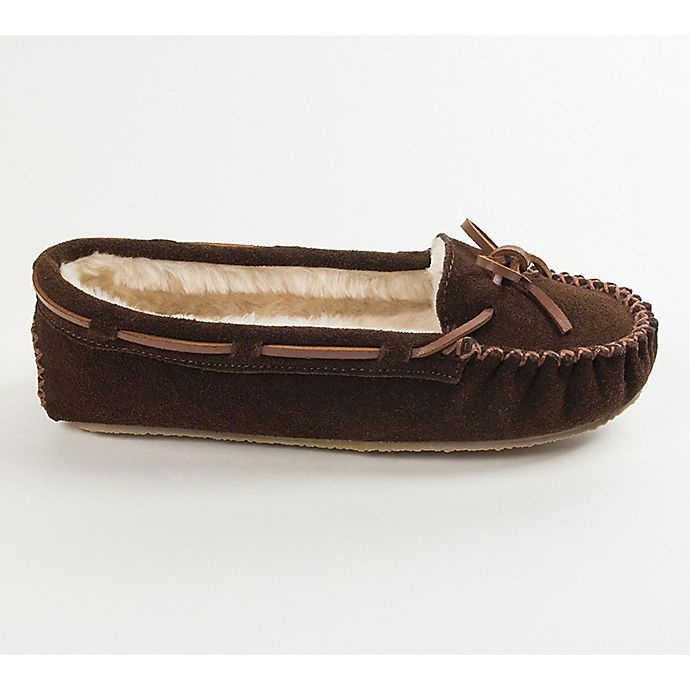 slide 2 of 3, Minnetonka Cally Size 10 Women's Slippers - Chocolate, 1 ct