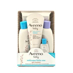 Aveeno Baby Welcome Little One Gift Set, Nourishing Oat, 5 items