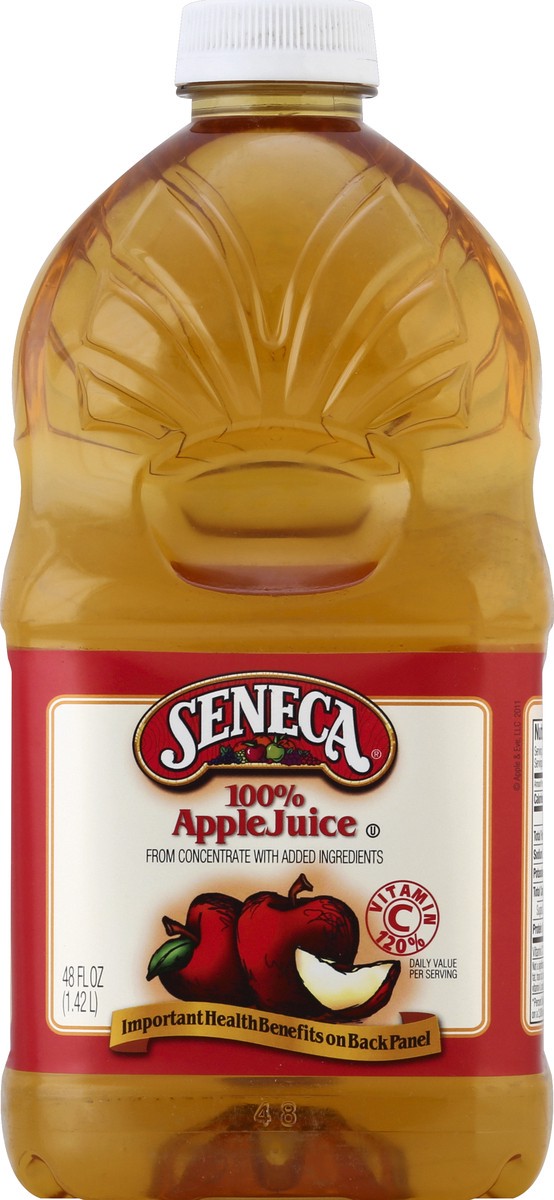 slide 1 of 3, Seneca 100% Apple Juice - 48 oz, 48 oz