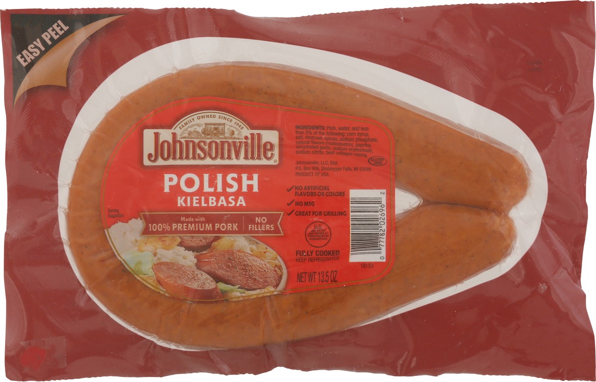 slide 9 of 9, Johnsonville Polish Kielbasa 13.5 oz, 13.5 oz