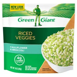 Green Giant Riced Veggies Cauliflower & Broccoli, Frozen Side Dish, 10 oz