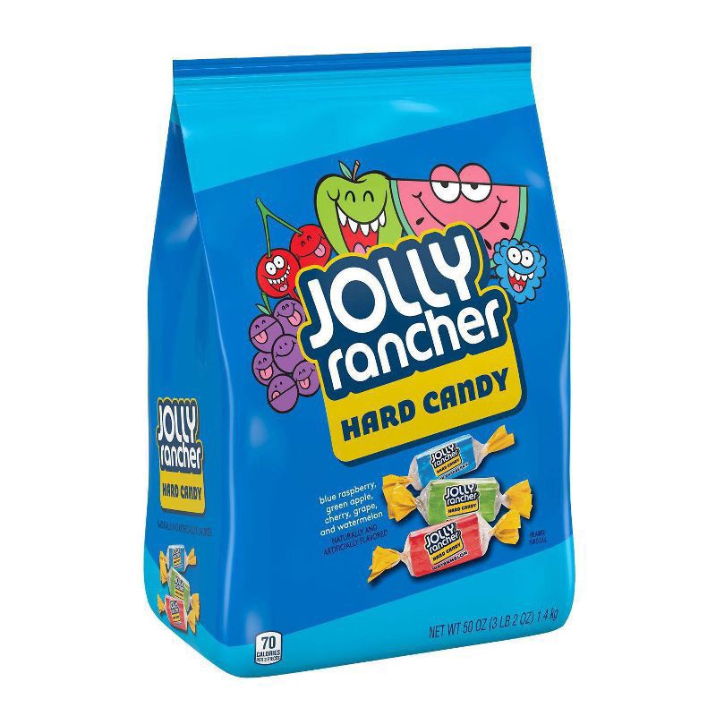slide 1 of 4, Jolly Rancher Original Fruit Flavored Hard Candy Bulk Bag, 50 oz, 50 oz