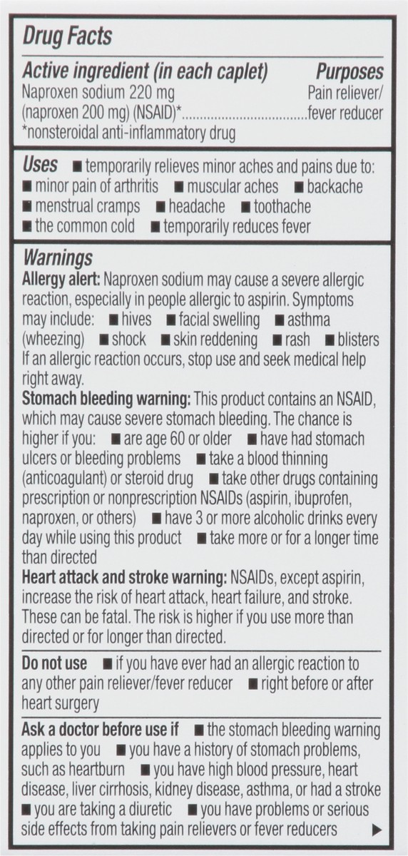 slide 3 of 16, TopCare Naproxin All Day Pain Relie, 50 ct