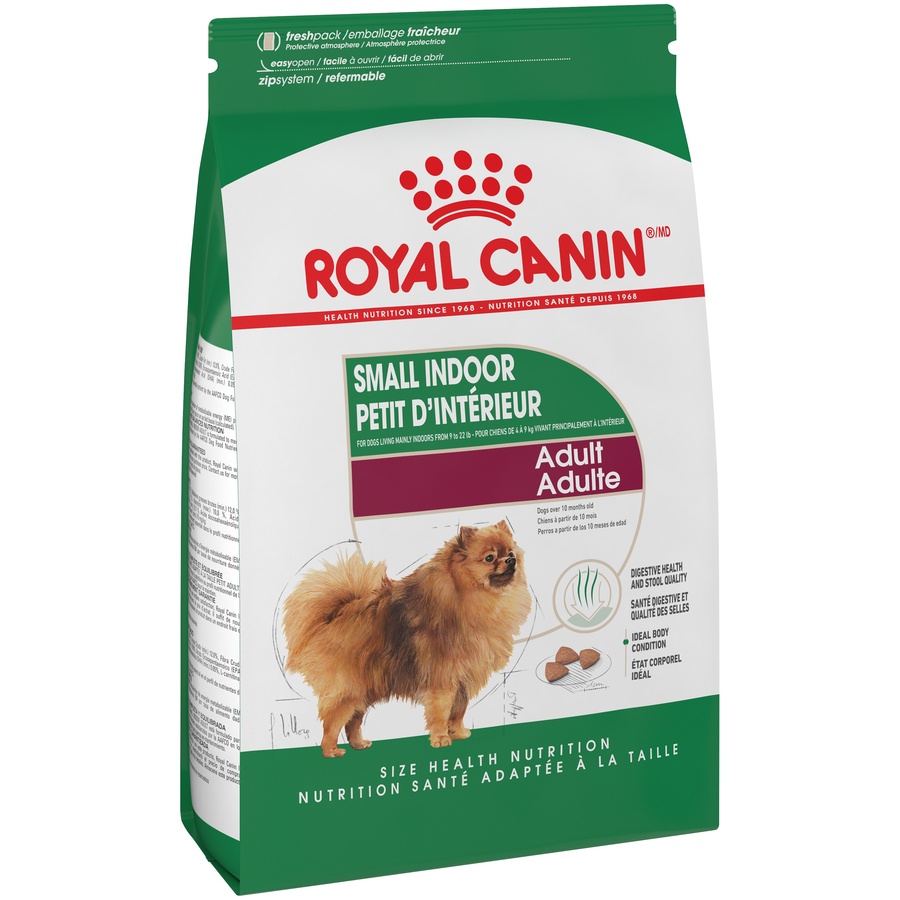 slide 2 of 9, Royal Canin Lifestyle Health Nutrition Indoor Life Small Dog Adult Dry Dog Food, 2.5 lb