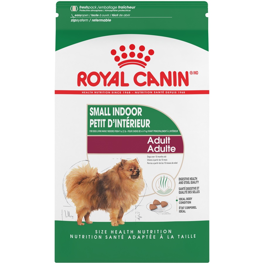 slide 1 of 9, Royal Canin Lifestyle Health Nutrition Indoor Life Small Dog Adult Dry Dog Food, 2.5 lb