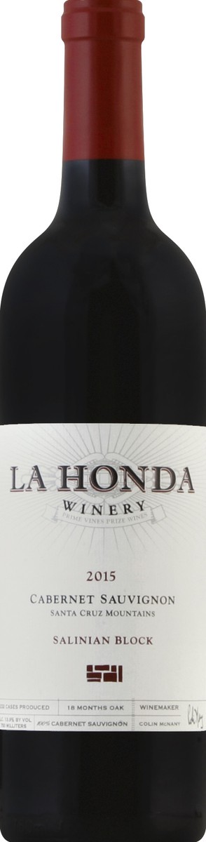 slide 2 of 2, La Honda Cabernet Sauvignon 750 ml, 750 ml