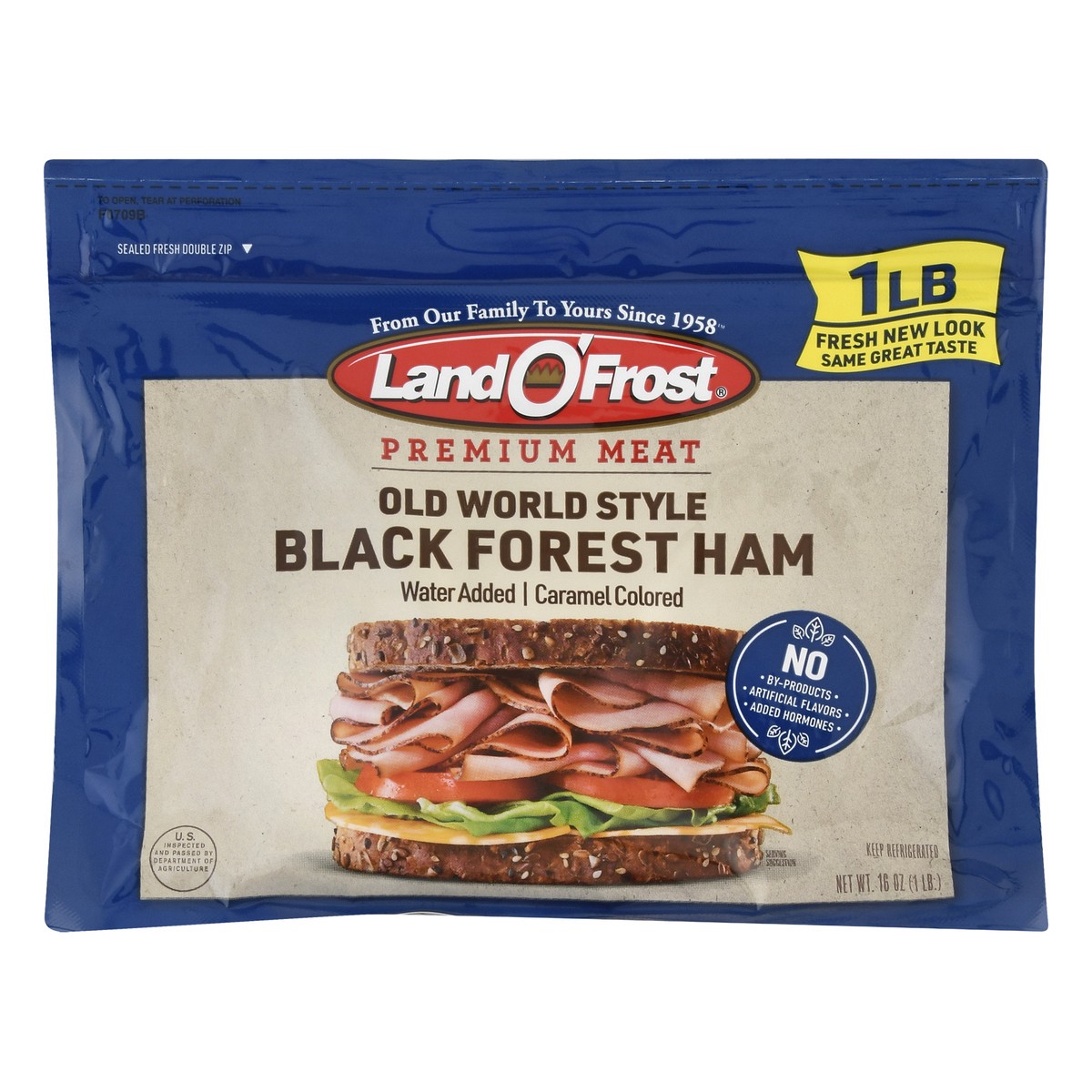 slide 1 of 9, Land O' Frost® premium black forest ham, 16 oz