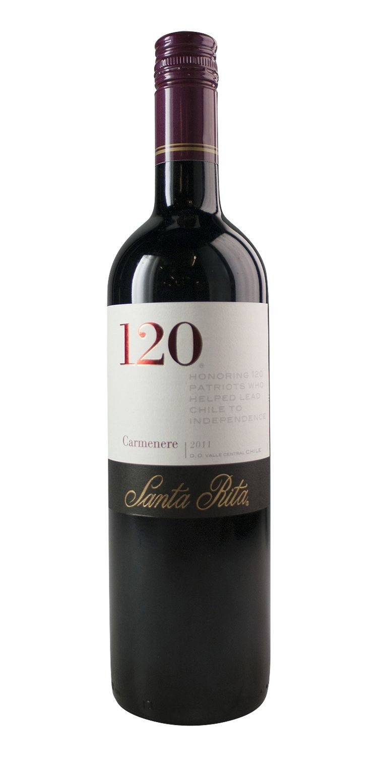 slide 1 of 1, Santa Rita 120 Carmenere, D.O. Valle Central Chile, 2008, 750 ml