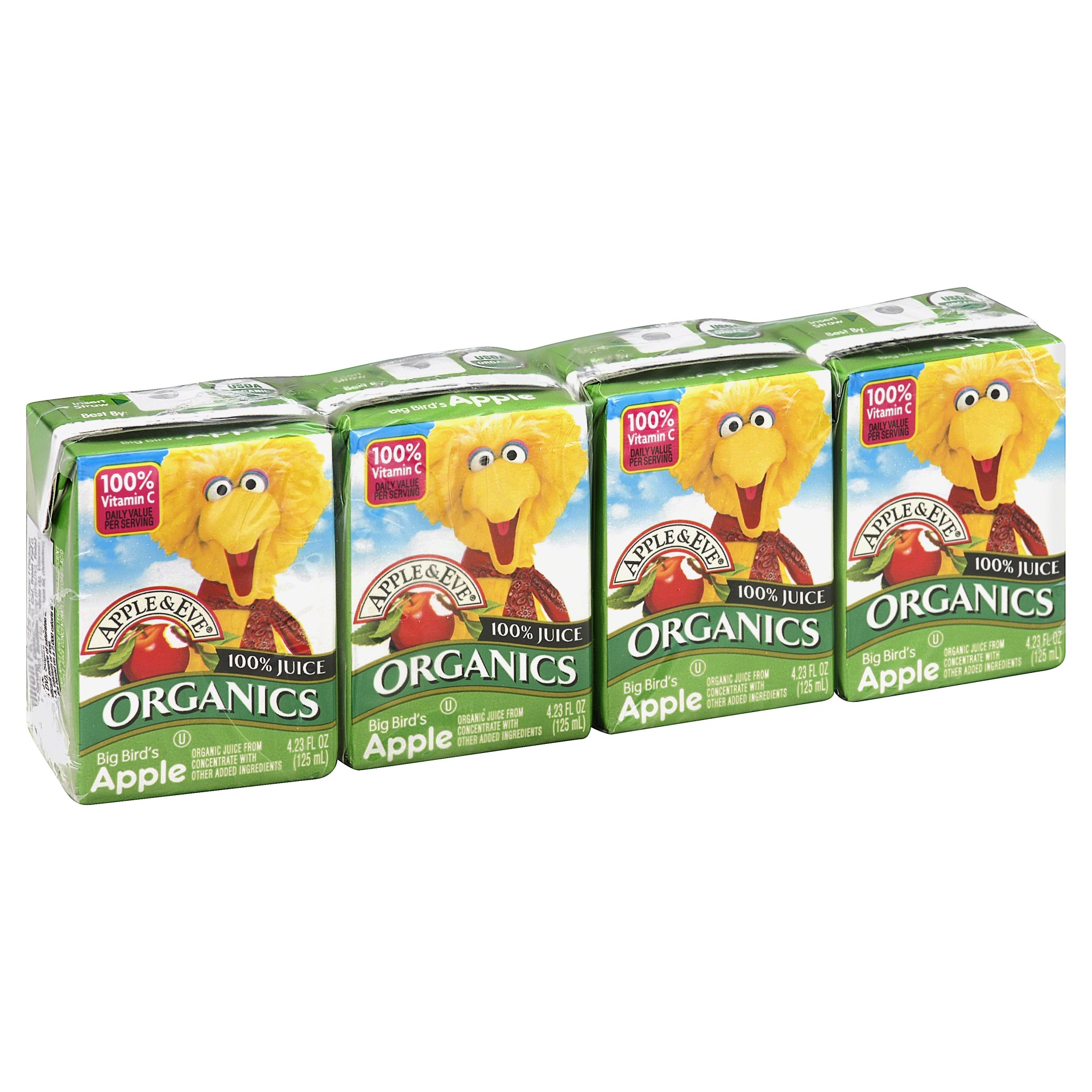 Apple & Eve 100 Juice, Big Bird's Apple 4 ct Shipt