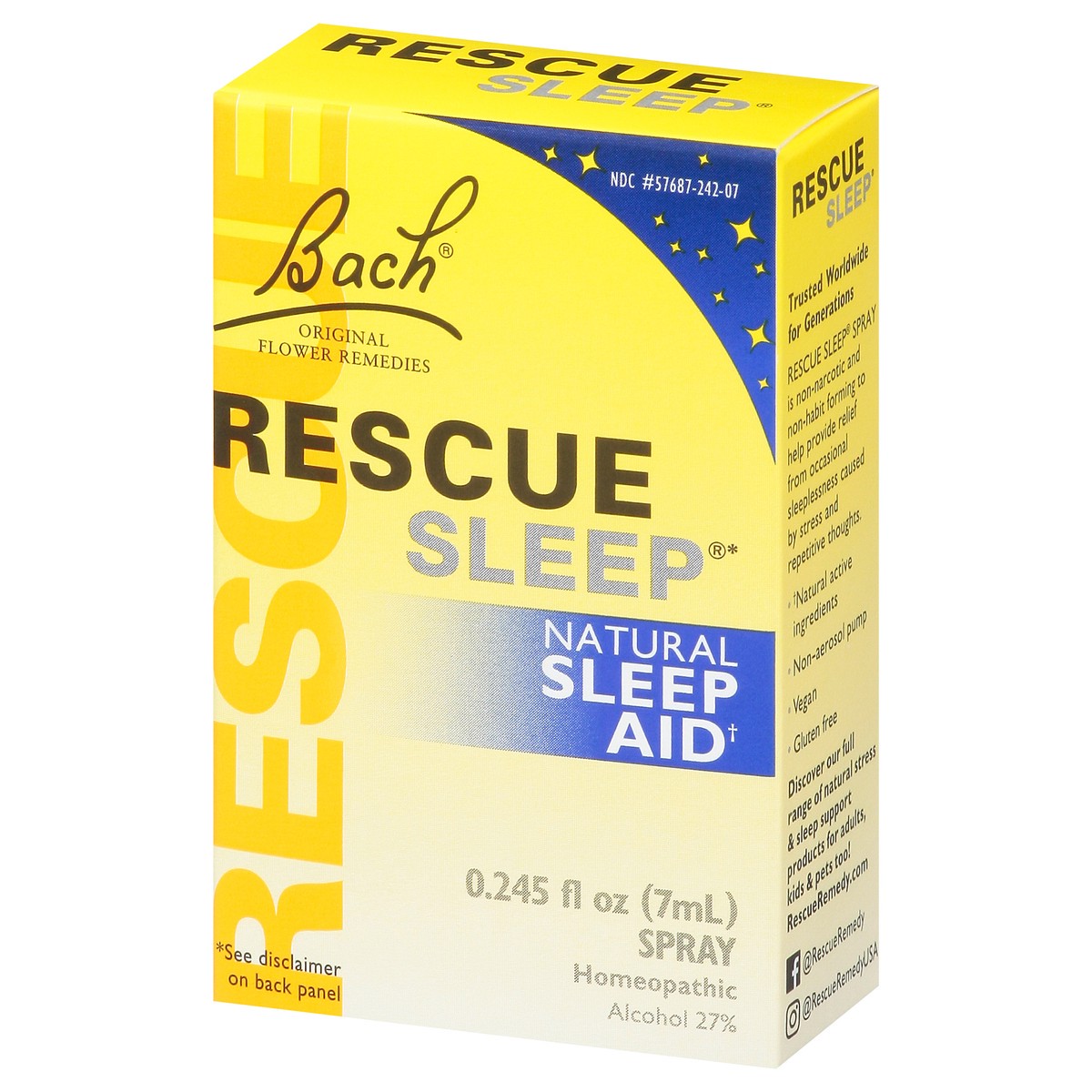 slide 3 of 9, Bach Rescue Remedy Natural Sleep Aid Spray, 7 ml