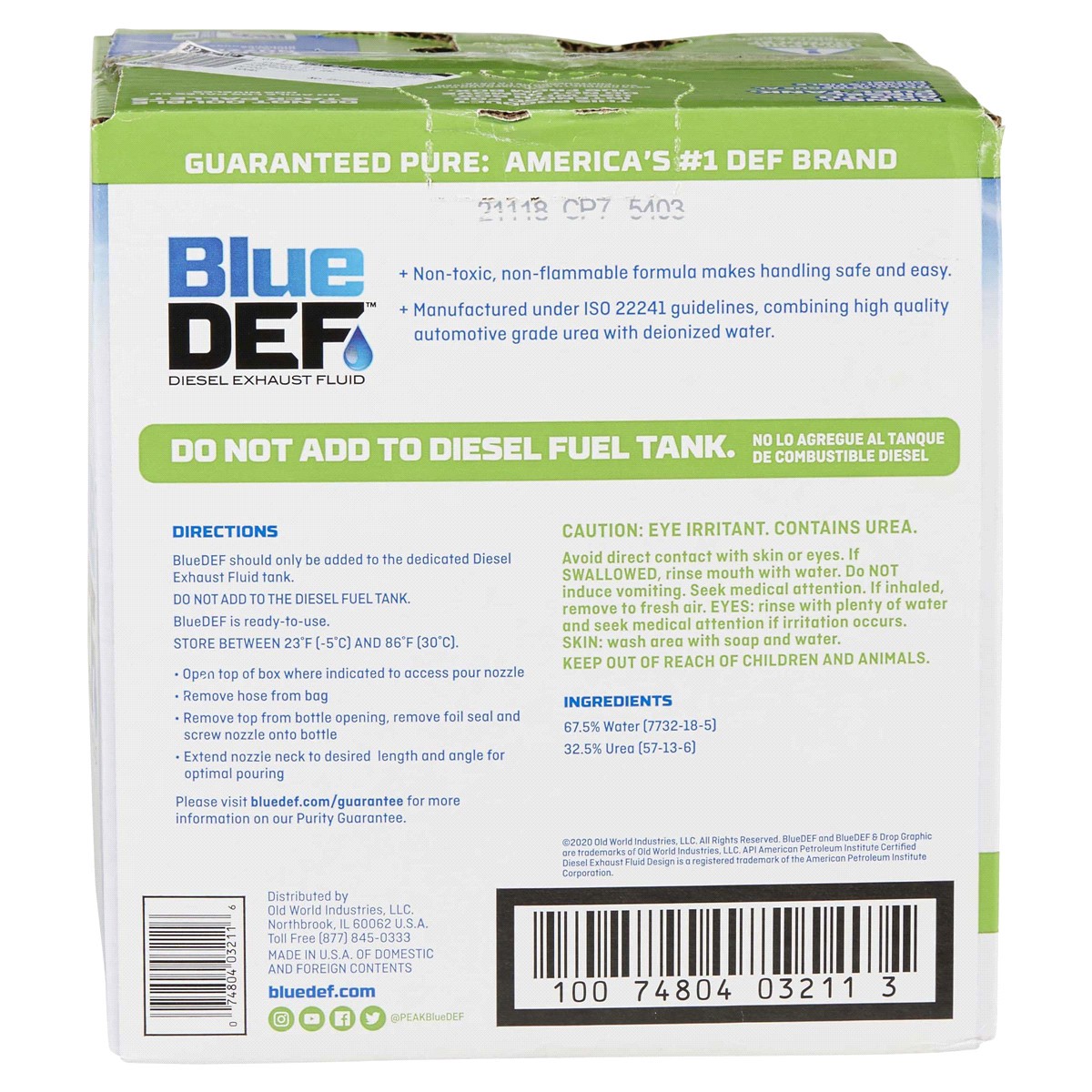 slide 2 of 2, Peak BlueDEF Diesel Exhaust Fluid 2.5 gal, 2.5 gal