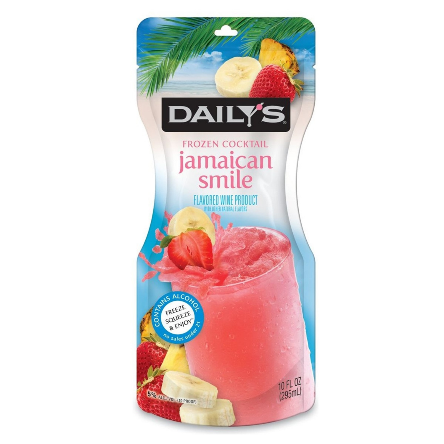 slide 1 of 2, Daily's Jamaican Smile Ready to Drink Frozen Pouch 10 fl oz, 10 oz