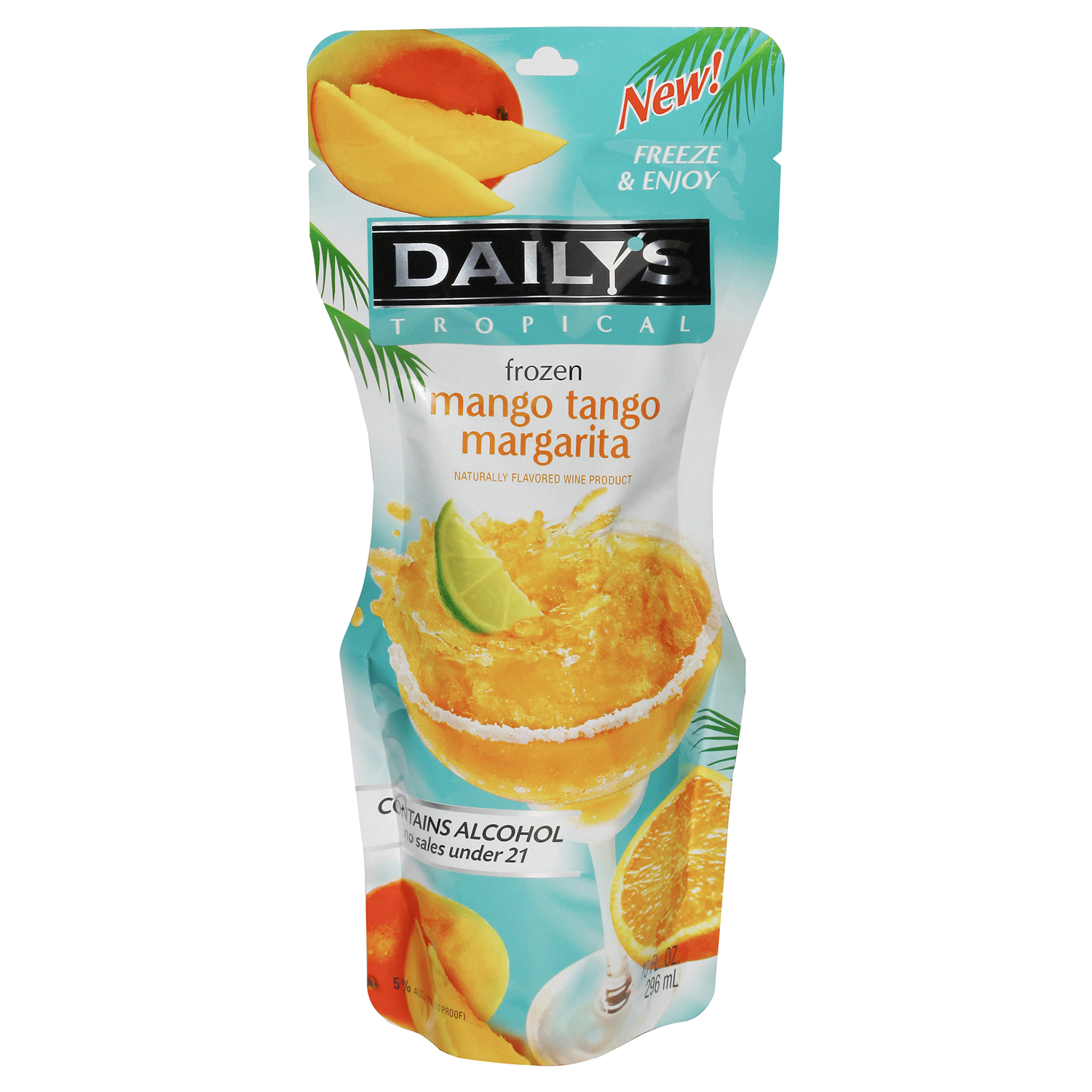 slide 1 of 2, Daily's Mango Margarita Ready to Drink Frozen Pouch 10 fl oz, 10 fl oz
