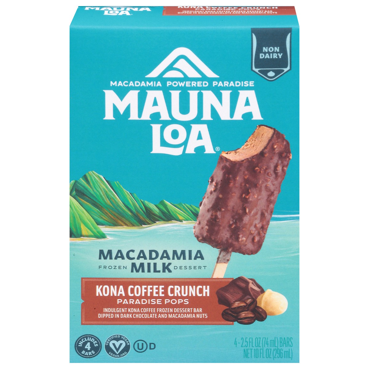 slide 2 of 13, Mauna Loa Kona Coffee Crunch Paradise Pops 4 - 2.5 fl oz Bars, 4 ct