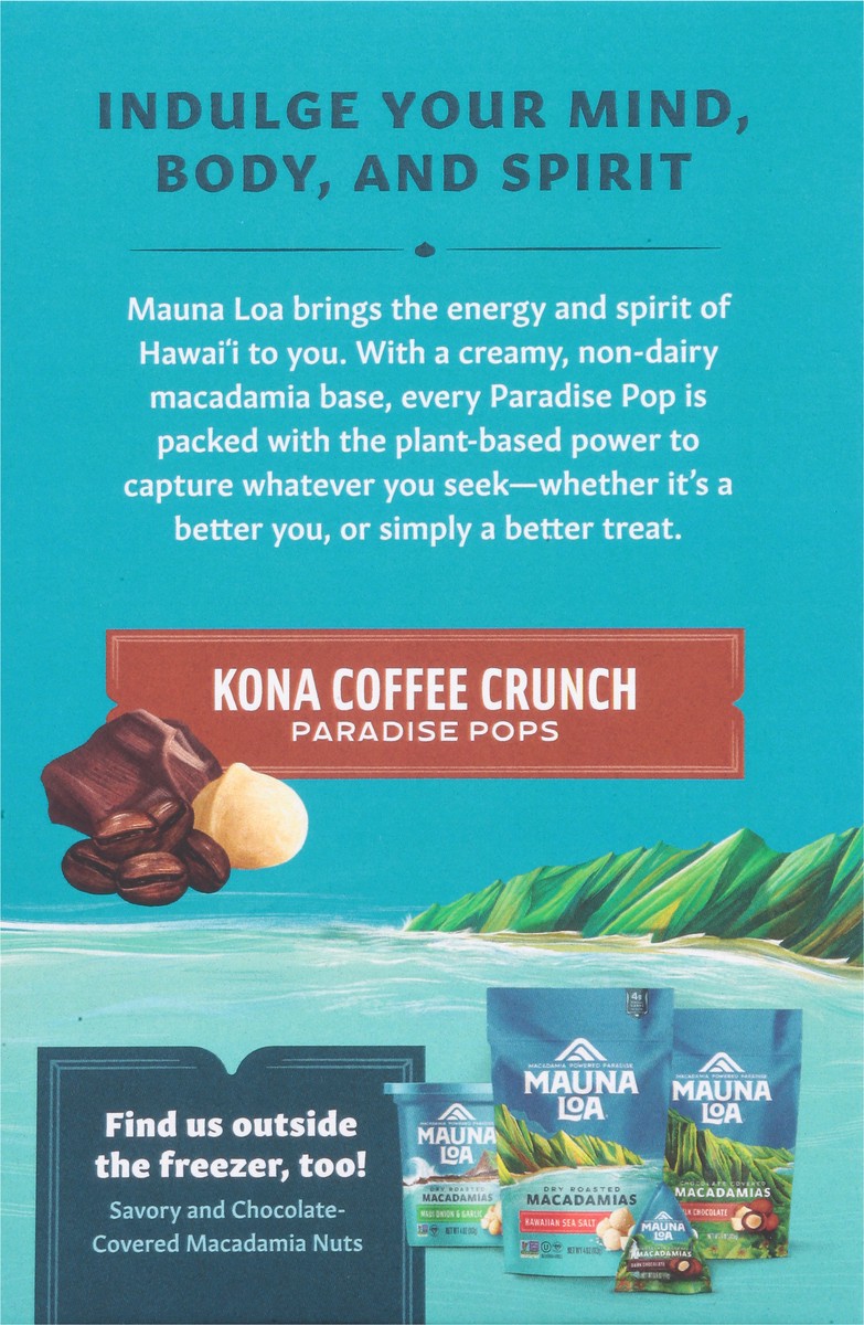 slide 12 of 13, Mauna Loa Kona Coffee Crunch Paradise Pops 4 - 2.5 fl oz Bars, 4 ct