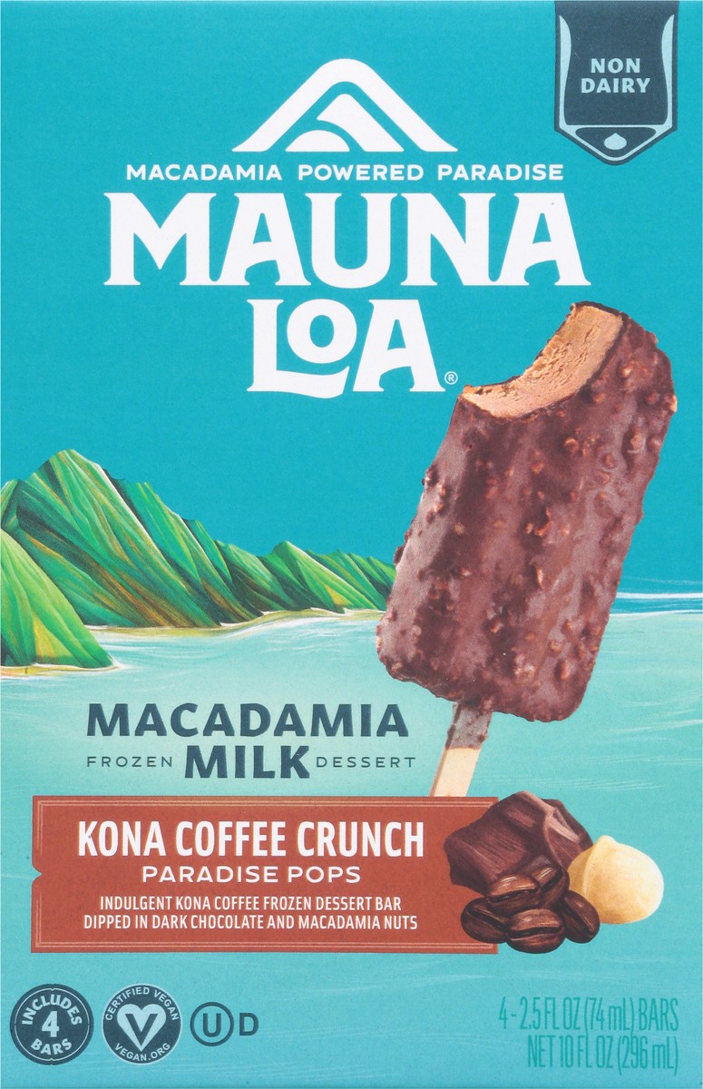 slide 10 of 13, Mauna Loa Kona Coffee Crunch Paradise Pops 4 - 2.5 fl oz Bars, 4 ct