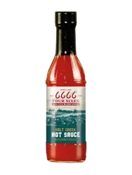 Four Sixes Salt Creek Hot Sauce with a Cayenne Pepper Kick 6 fl oz