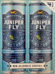 Beckett's Tonic Juniper Fly Non-Alcoholic Cocktail, 12 oz Cans