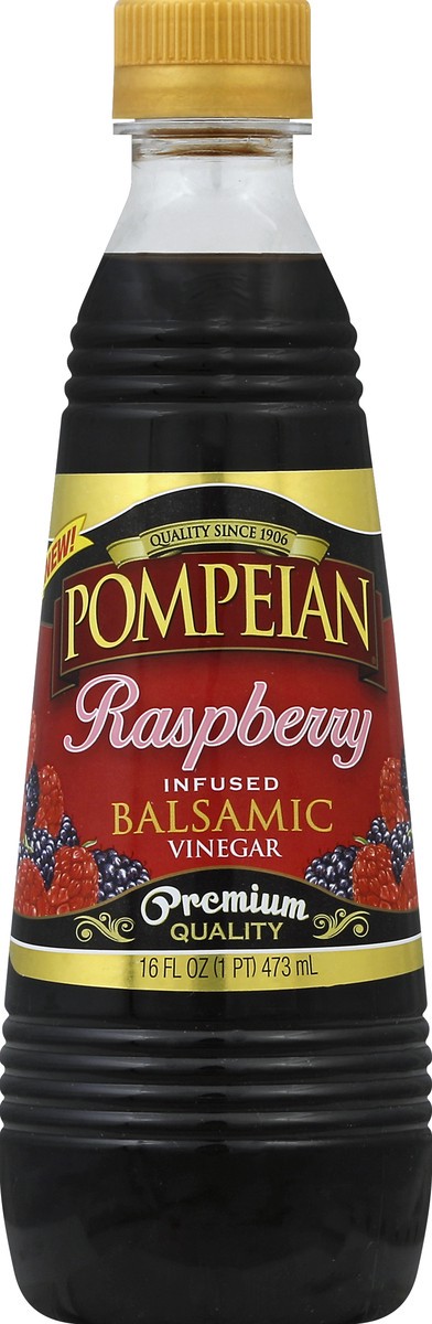 slide 2 of 2, Pompeian Raspberry Infused Balsamic Vinegar, 16 oz