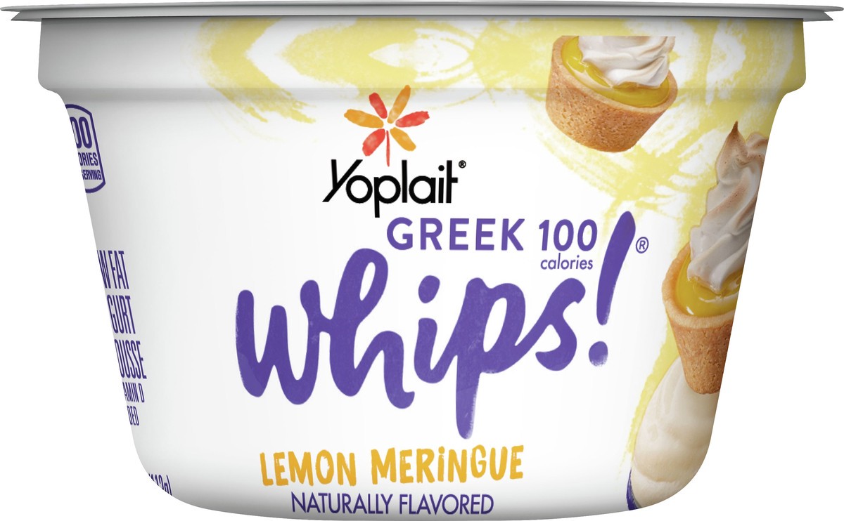 slide 6 of 9, Yoplait Whips Lowfat Greek Lemon Meringue Yogurt Mousse 4 oz, 4 oz
