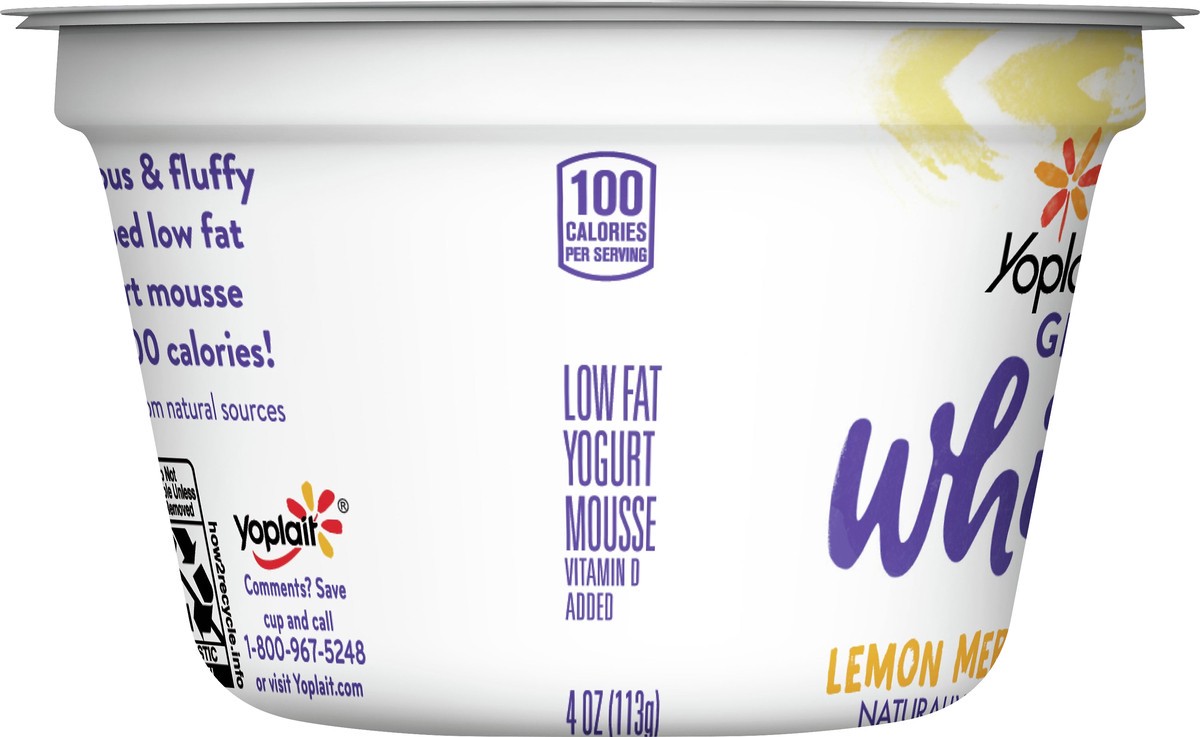 slide 7 of 9, Yoplait Whips Lowfat Greek Lemon Meringue Yogurt Mousse 4 oz, 4 oz