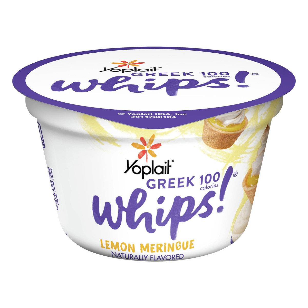 slide 1 of 9, Yoplait Whips Lowfat Greek Lemon Meringue Yogurt Mousse 4 oz, 4 oz