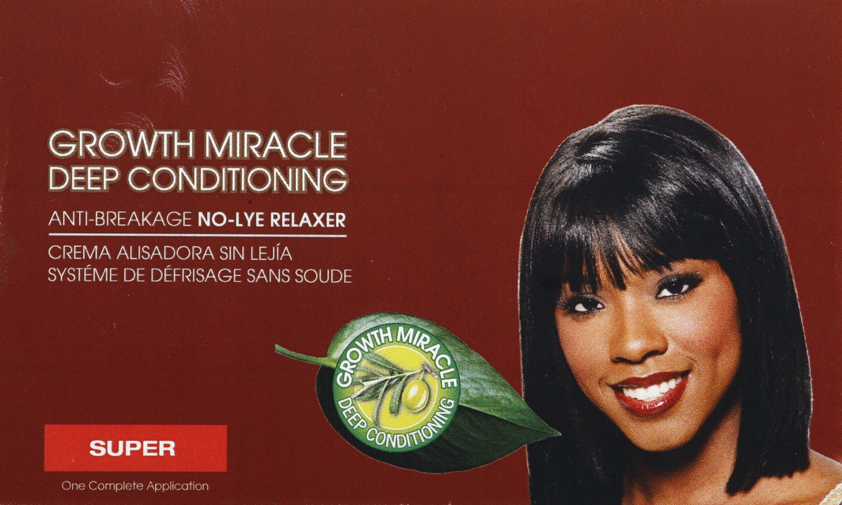 slide 4 of 4, African Pride Olive Miracle No Lye Conditioning Anti-Breakage Super Relaxer, 1 ct