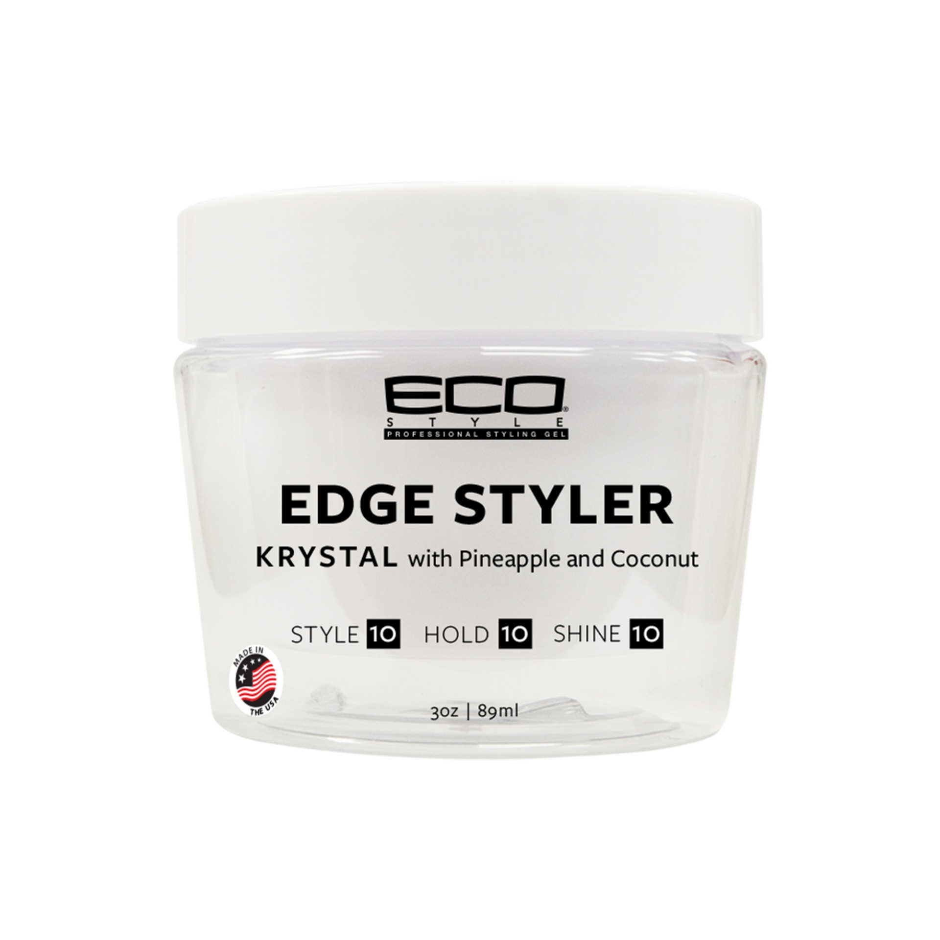 slide 1 of 1, Eco Styler Eco Edge Styler Krystal with Pineapple & Coconut, 3 oz
