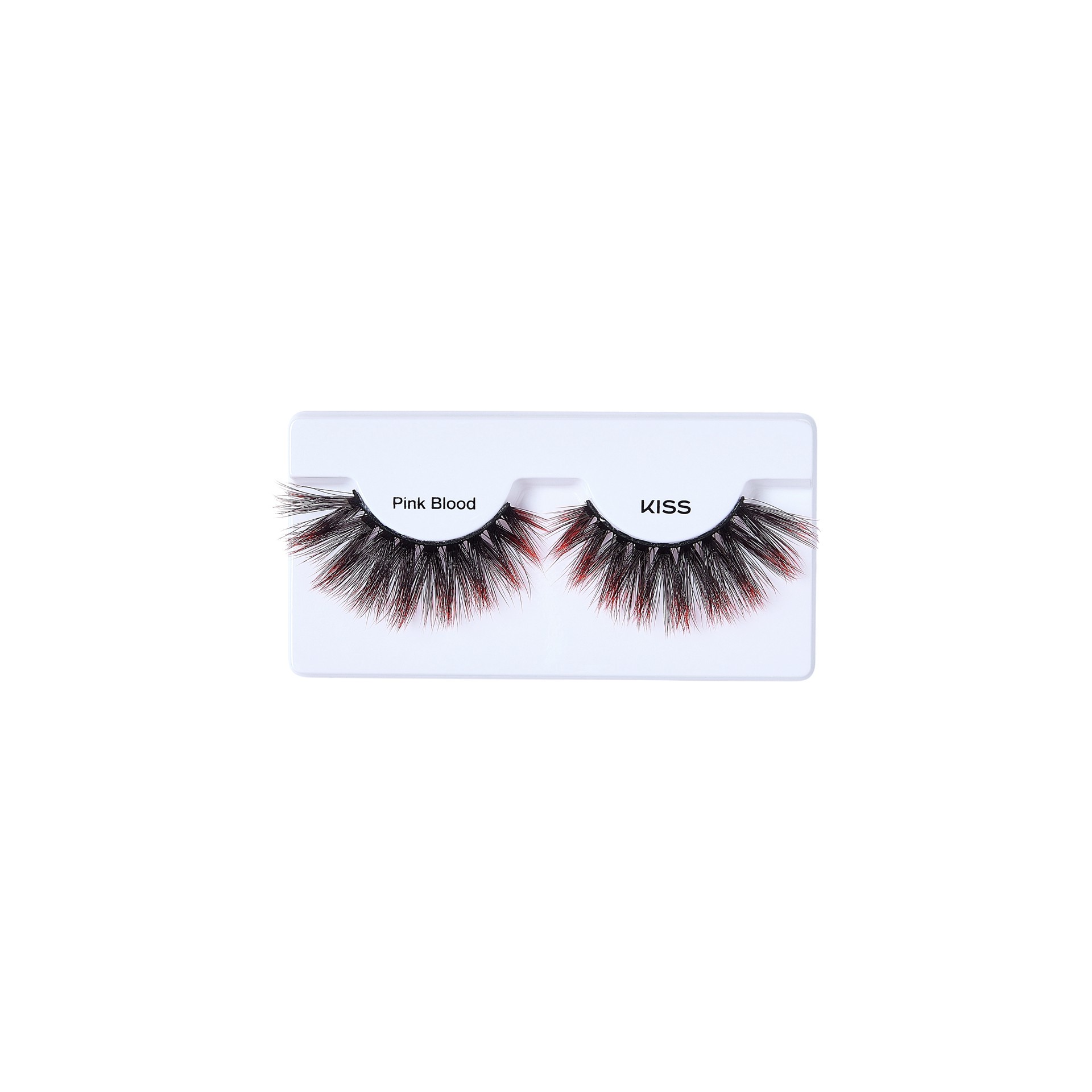 slide 5 of 5, KISS Halloween Limited Edition Funky Vampire False Eyelashes, 1 Pair - Pink blood, 1 ct