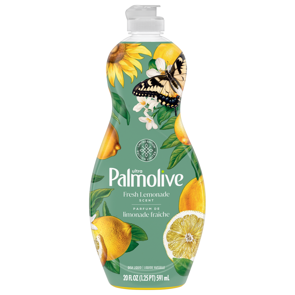 slide 3 of 3, Palmolive Ultra Strength Fresh Lemonade Scent Liquid Dish Soap, 20 fl oz