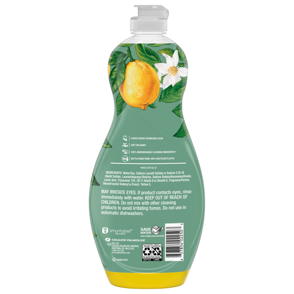 slide 2 of 3, Palmolive Ultra Strength Fresh Lemonade Scent Liquid Dish Soap, 20 fl oz