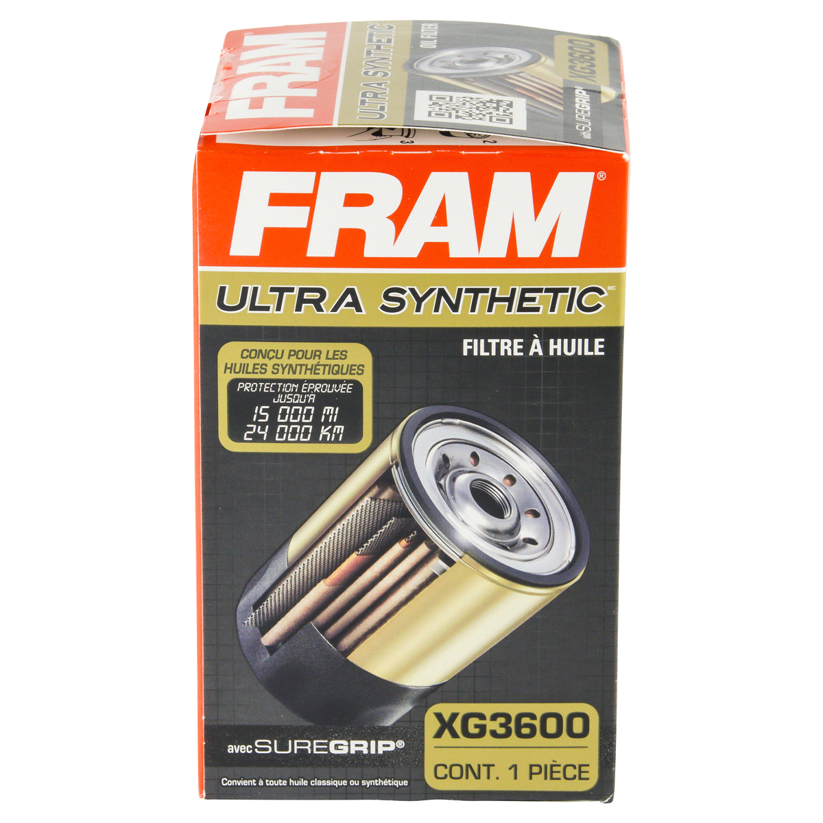 slide 4 of 6, Fram Ultra Oil Filter XG3600, 1 ct