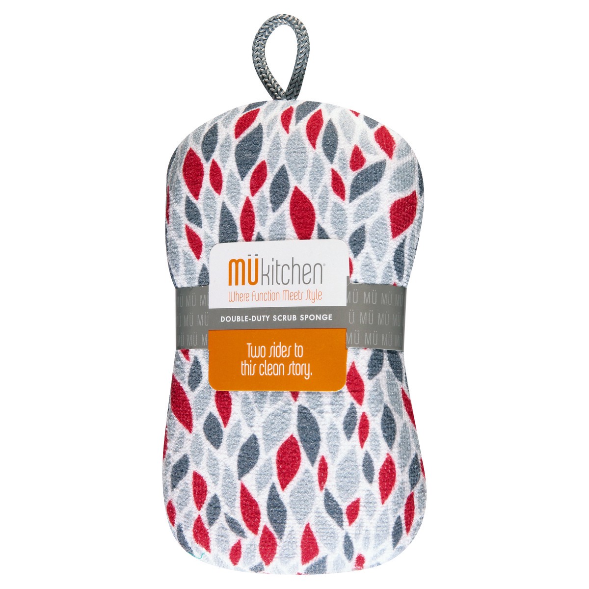 slide 4 of 9, MUkitchen Double Duty Petals Scrub Sponge 1 ea, 1.0 ct