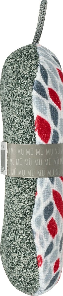 slide 7 of 9, MUkitchen Double Duty Petals Scrub Sponge 1 ea, 1.0 ct