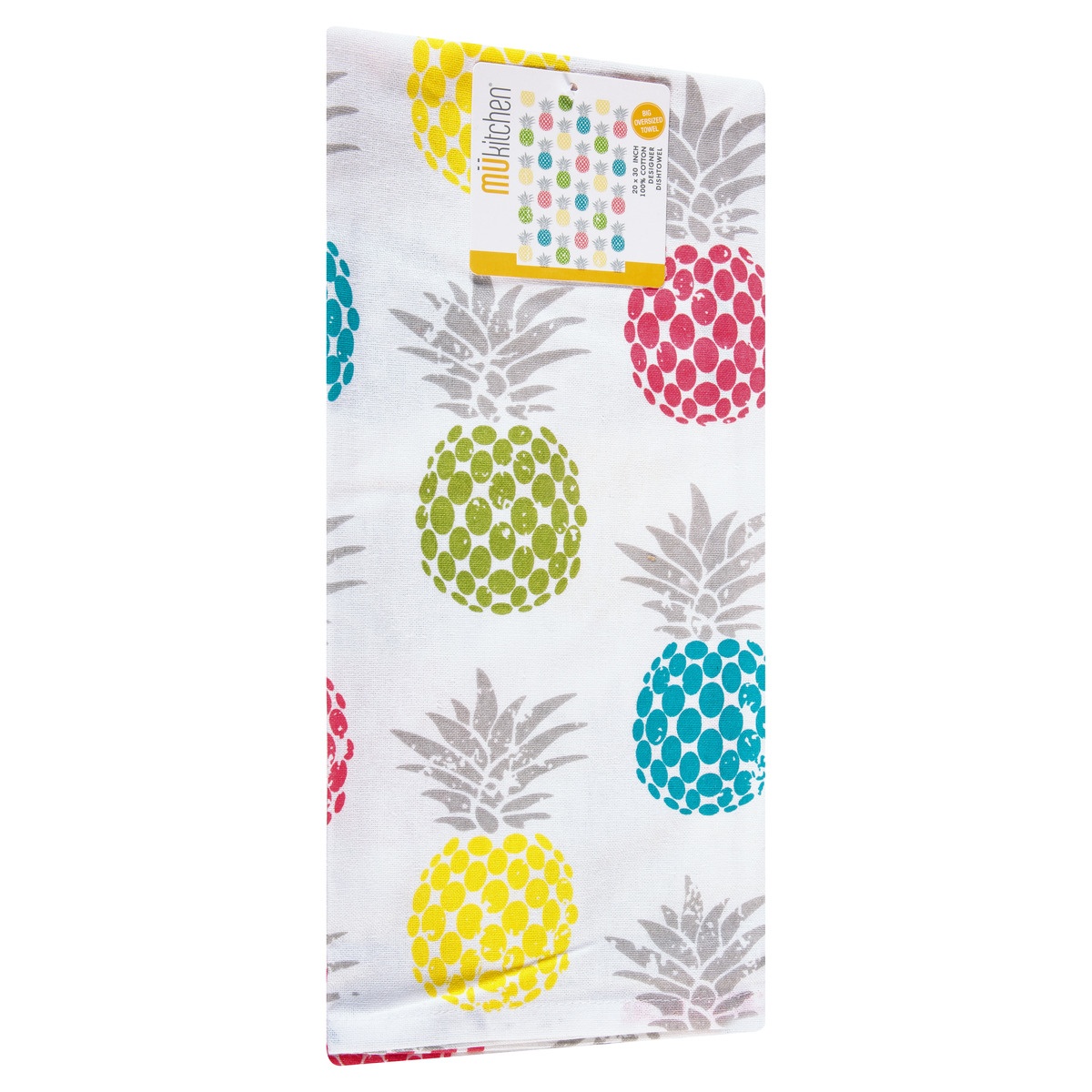 slide 8 of 9, MUkitchen Designer Cotton Towel Pineapple, 1 ct