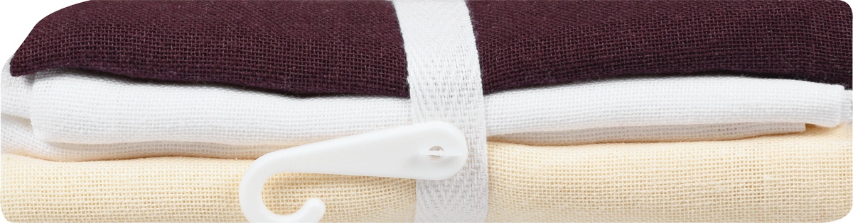 slide 3 of 9, MUkitchen Cafe Flour Sack Towels 3 ea, 3 ct