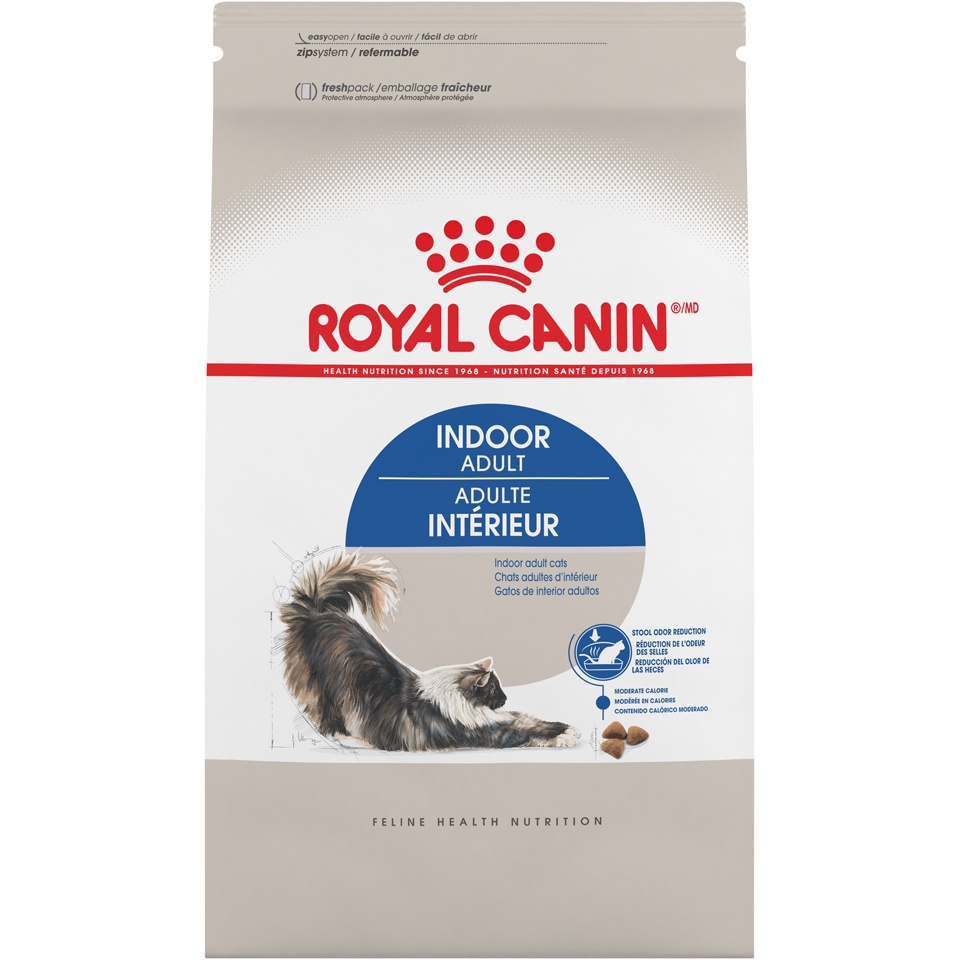 slide 1 of 9, Royal Canin Feline Health Nutrition Indoor Adult 27 Dry Cat Food, 3 lb