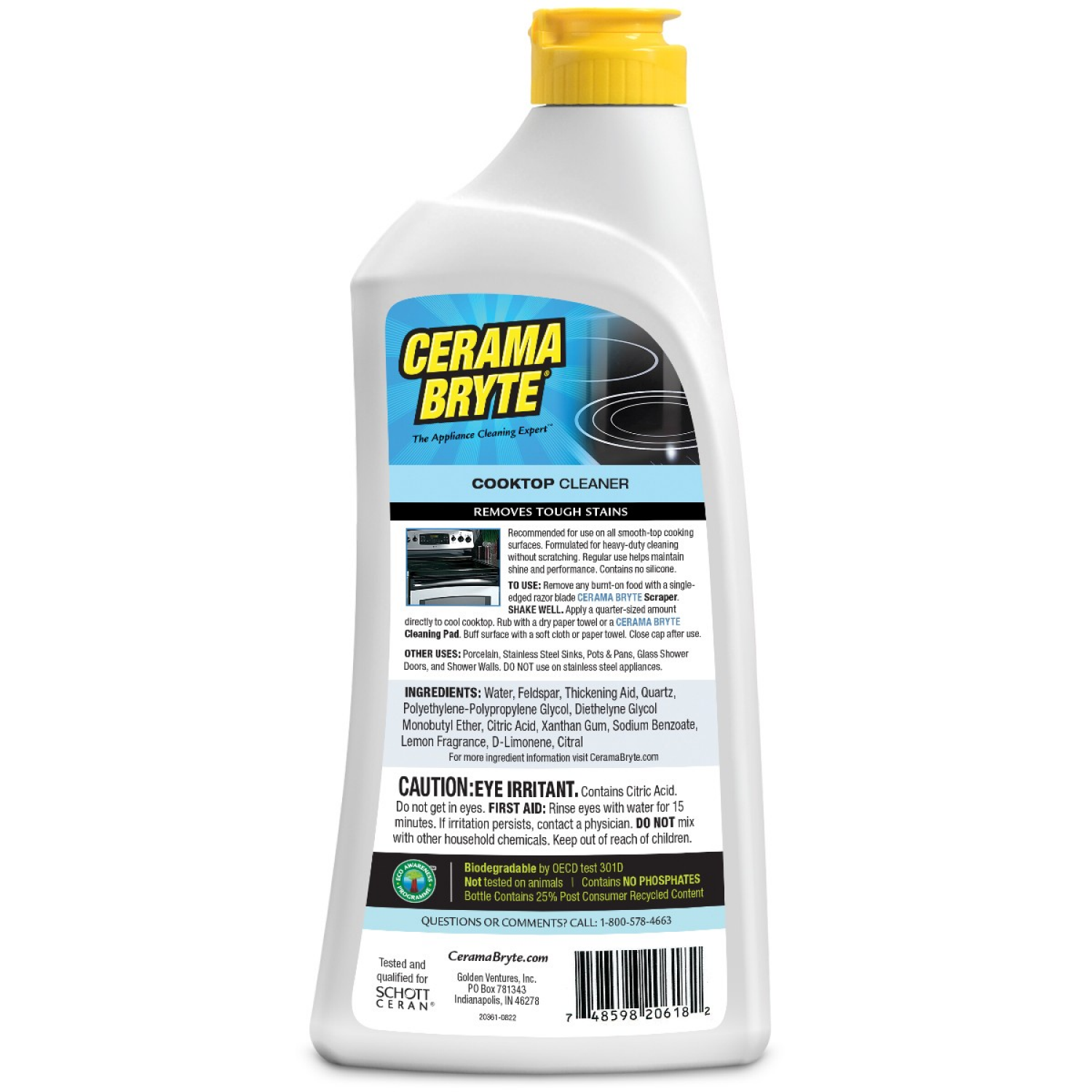 slide 2 of 2, Cerama Bryte Cooktop Cleaner, 18 oz