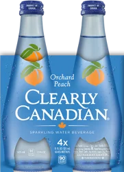 Clearly Canadian Orchard Peach Sparkling Water - 4 ct; 11 fl oz