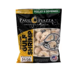 Paul Piazza Peeled & Deveined Wild Caught Gulf Shrimp 31/35